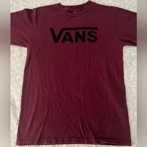 Men’s Vans Small Maroon Shirt